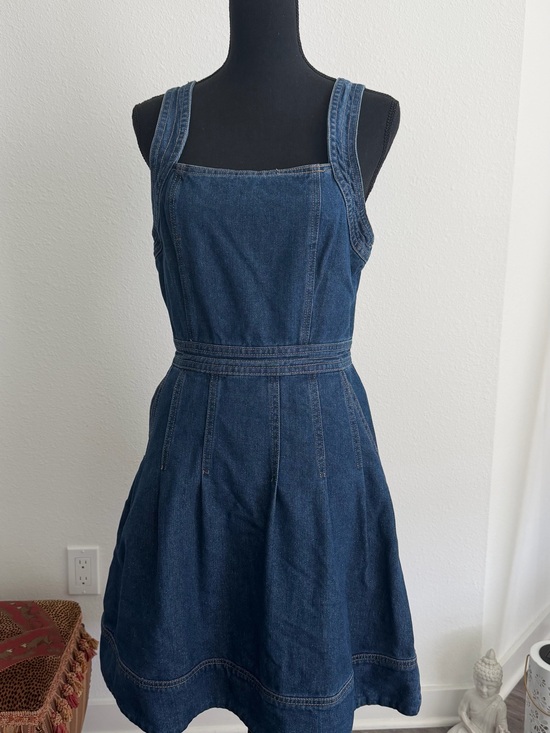 Joie Dresses & Skirts - Joie Dark Blue Denim Pinafore Dress